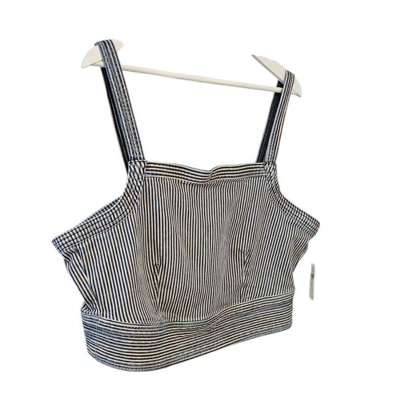 Anthropologie Pilcro Nika Embroidered Cropped Lace Up Back Tank Size XL, NWT - Picture 10 of 10